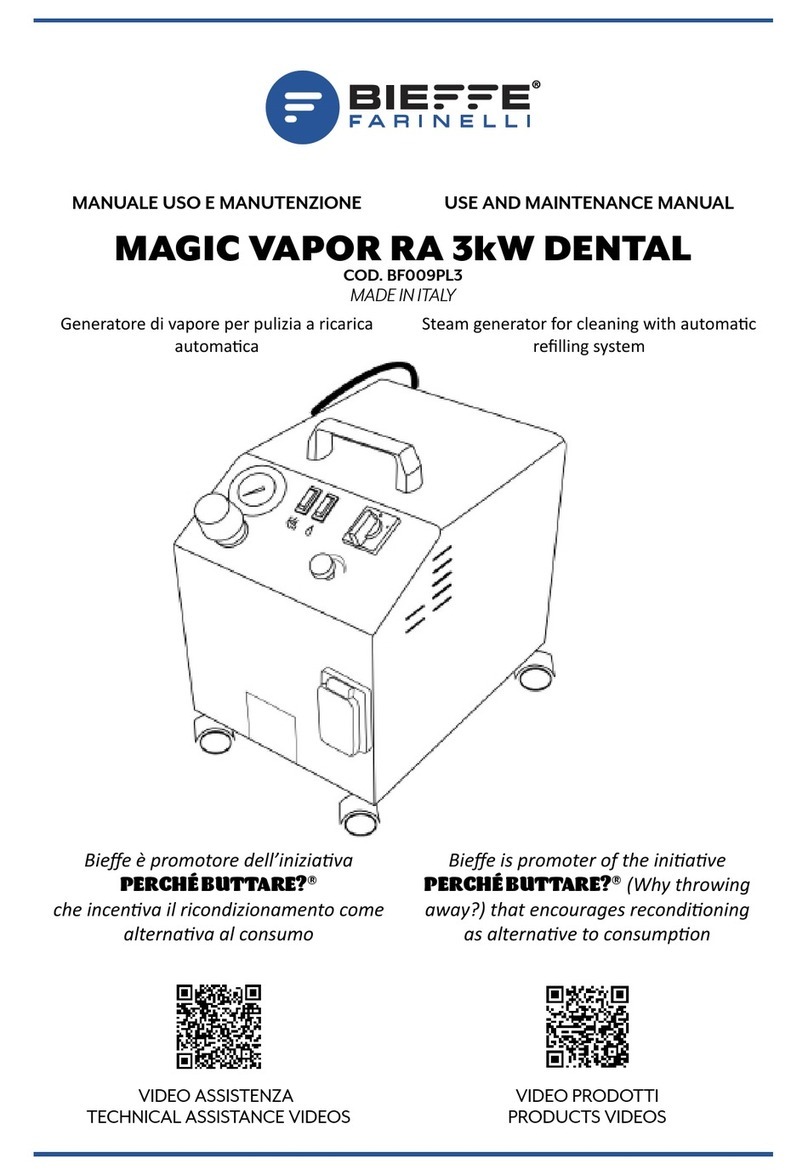 Bieffe BF009PL3 Use and maintenance manual