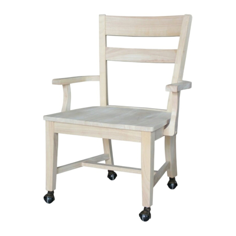 Unfinished Furniture of Wilmington C-126 User manual Unfinished Furniture of Wilmington C-126 User manual