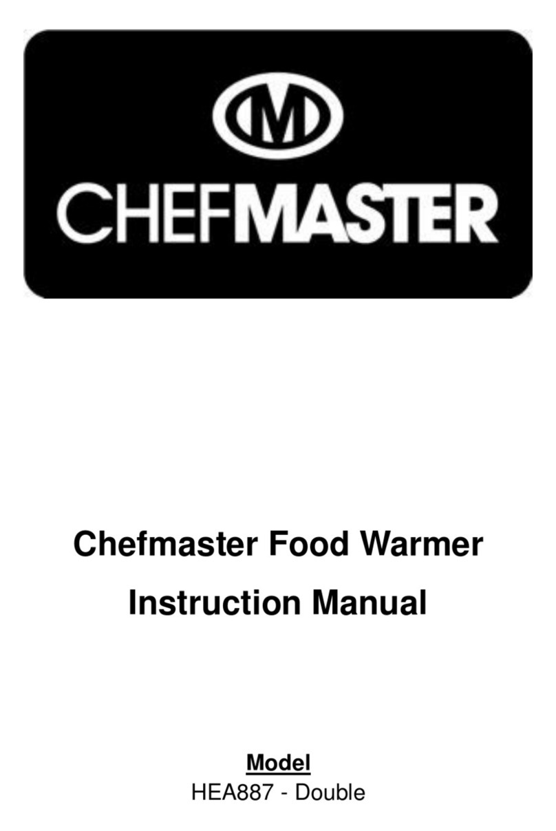 Chef-Master HEA887 instruction manual