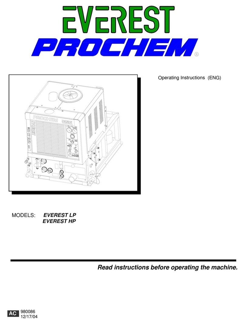 Prochem EVEREST LP operating instructions