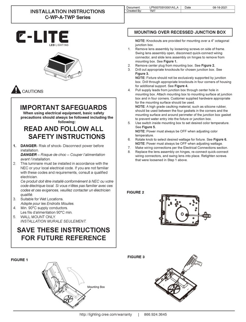 C-LITE C-WP-A-TWP Series User manual