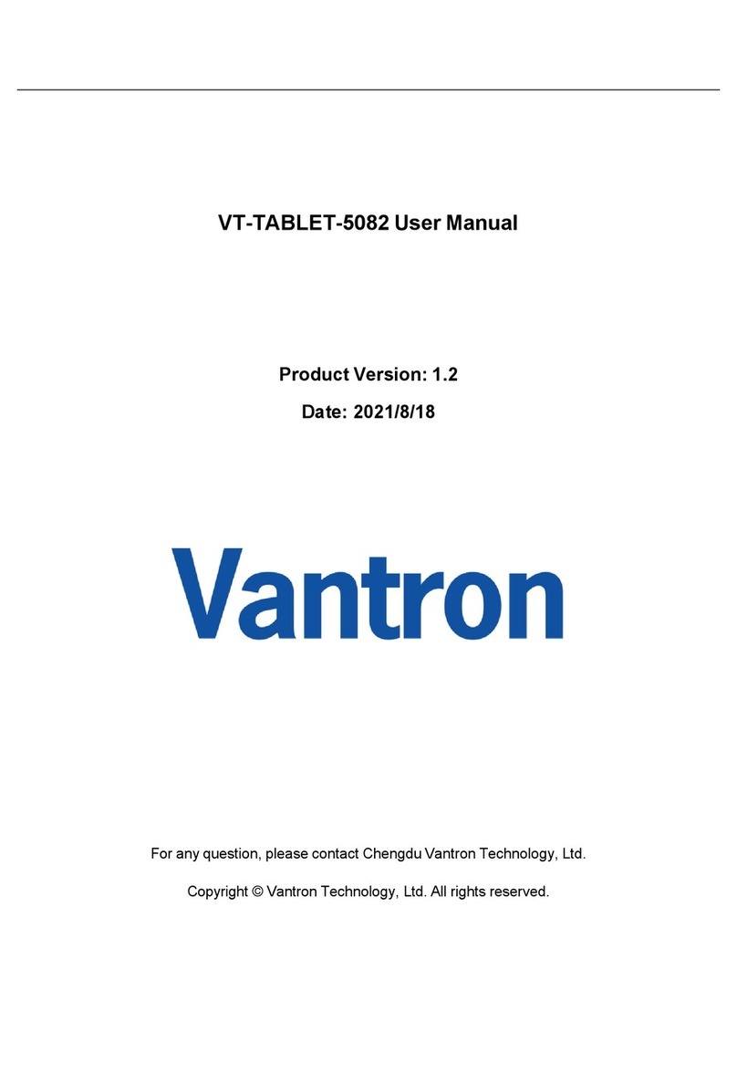 Vantron VT-TABLET-5082 user manual