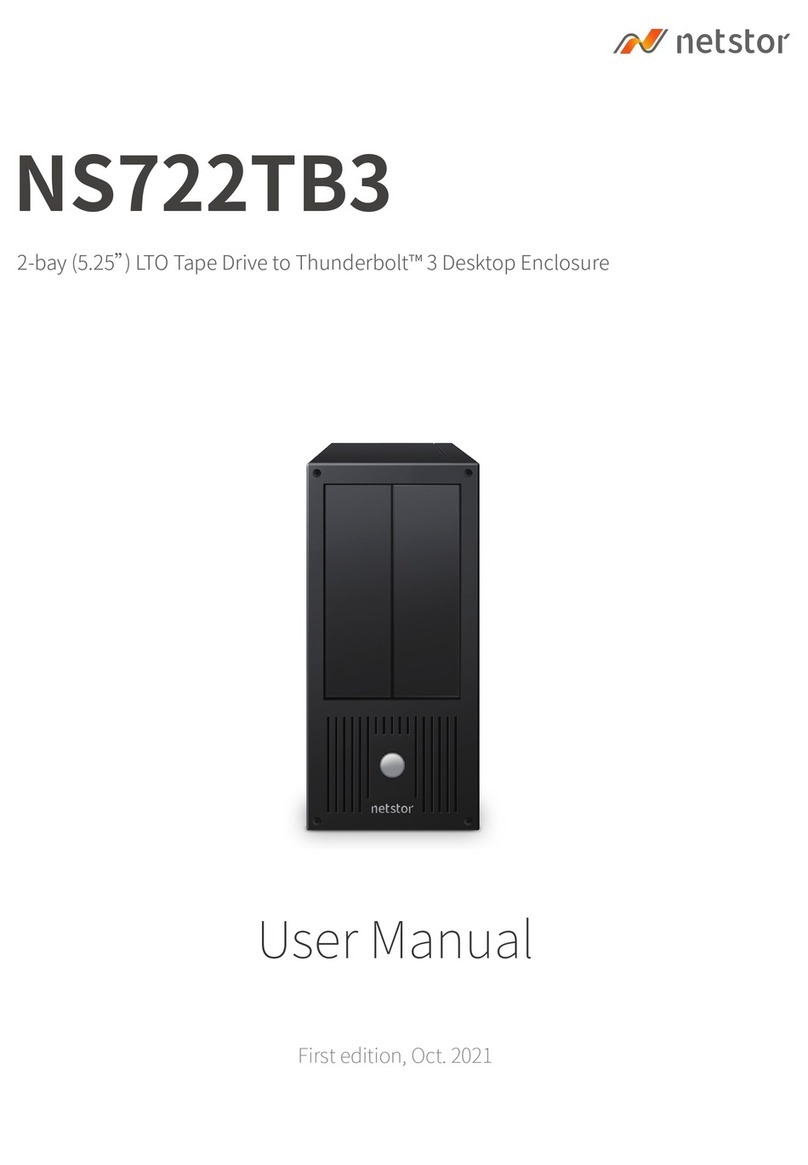 Netstor NS722TB3 user manual