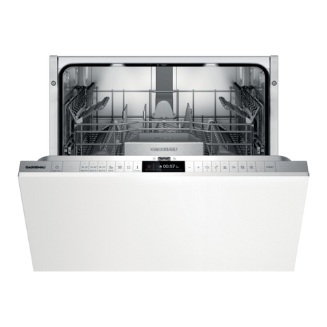 Gaggenau DF271100F User manual
