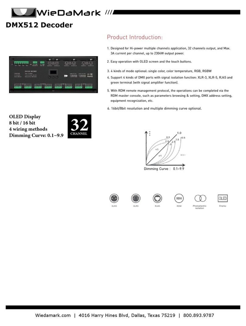 Wiedamark LT-932-OLED manual