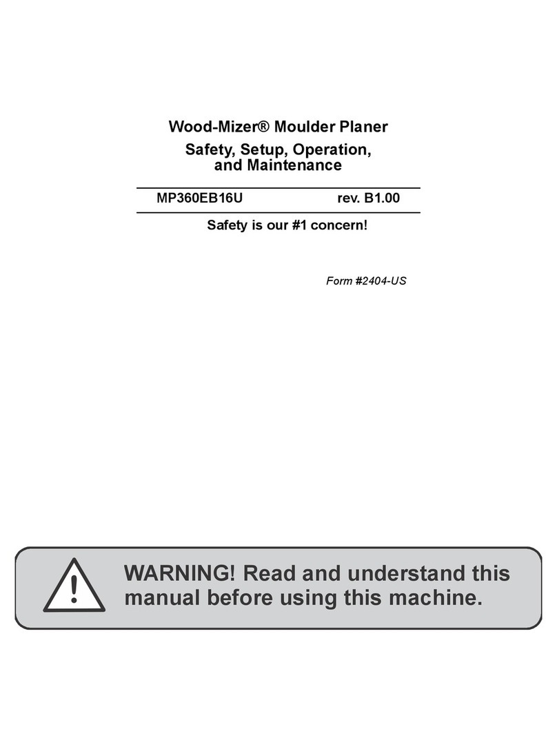 woodmizer MP360EB16U Safety, Setup, Operation, and Maintenance