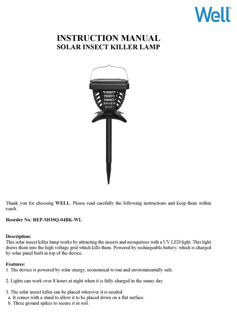 Well REP-MOSQ-04BK-WL instruction manual Well REP-MOSQ-04BK-WL instruction manual
