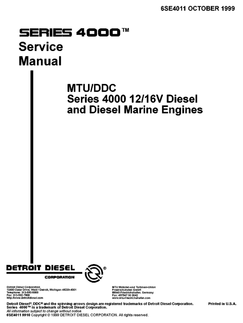Detroit Diesel 4000 Series User manual
