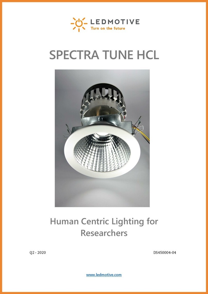 Ledmotive SPECTRA TUNE HCL manual