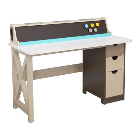 Little Tikes 2-in-1 Chalkboard Desk Assembly instructions