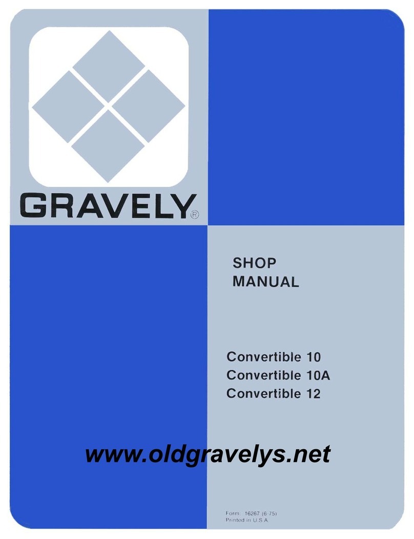 Gravely CONVERTIBLE 10 Shop Manual