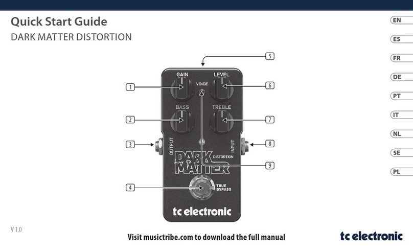 TC Electronic DARK MATTER User manual