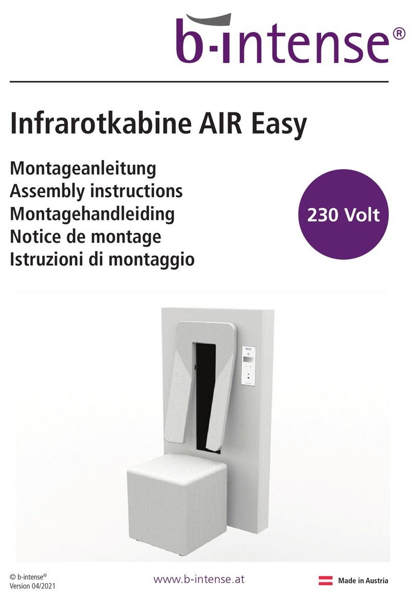 b-intense AIR Easy Assembly instructions
