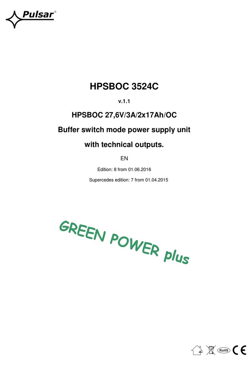 Pulsar GREEN POWER PLUS HPSBOC 3524C manual