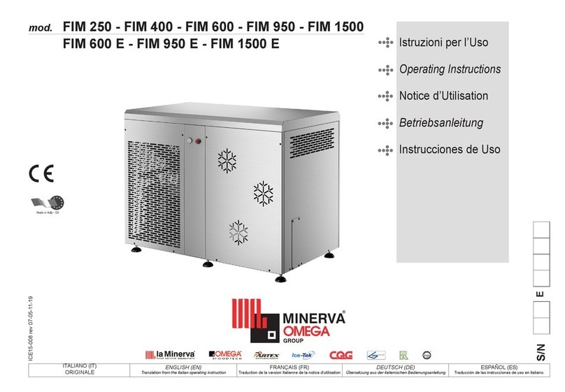 MINERVA OMEGA FIM 250 operating instructions