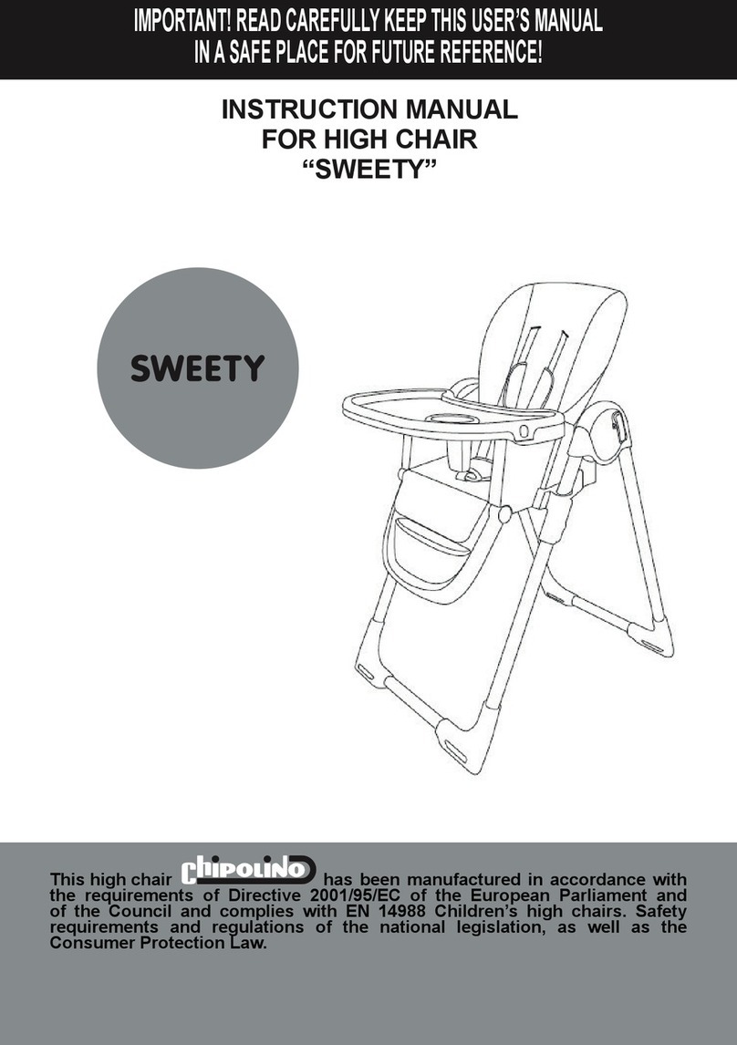 Chipolino SWEETY instruction manual