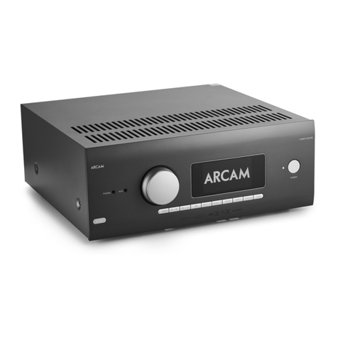 Arcam AVR5 User manual