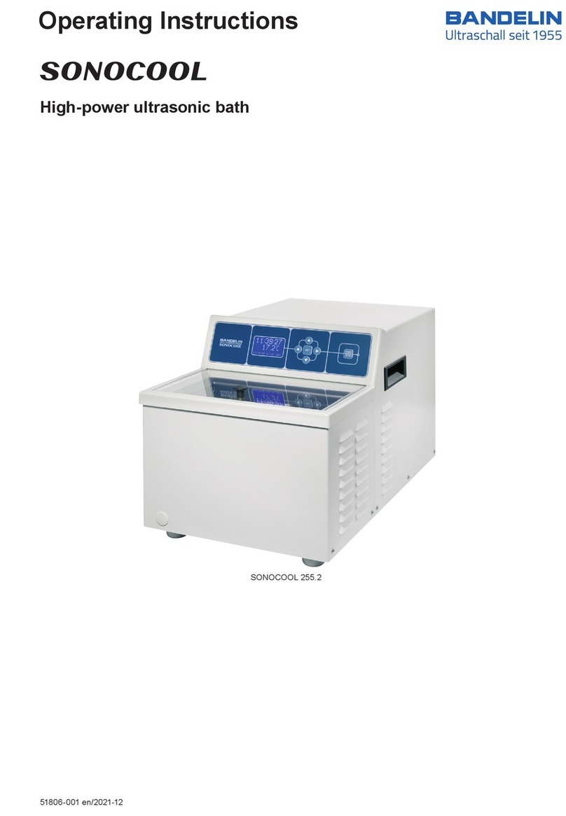 BANDELIN SONOCOOL 255.2 User manual