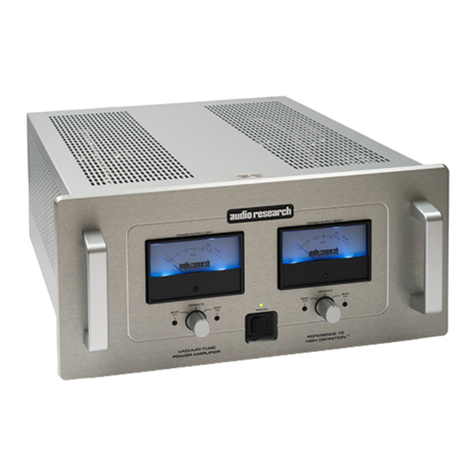 Audio Research REF75SE Technical manual