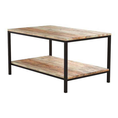Birlea Urban Coffee Table User manual Birlea Urban Coffee Table User manual