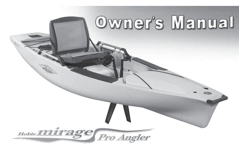Hobie mirage Pro Angler User manual