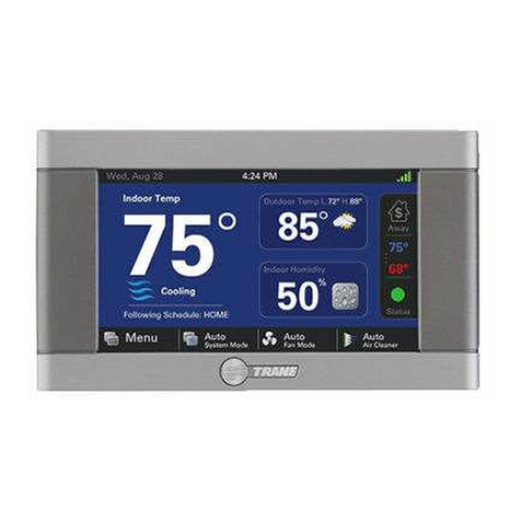 Trane XL824 user guide
