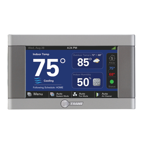 Trane ComfortLink II XL 850 User manual Trane ComfortLink II XL 850 User manual