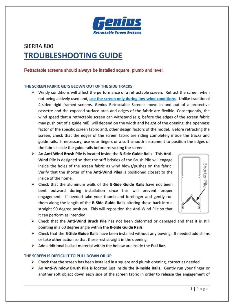 Genius Sierra 800 troubleshooting guide