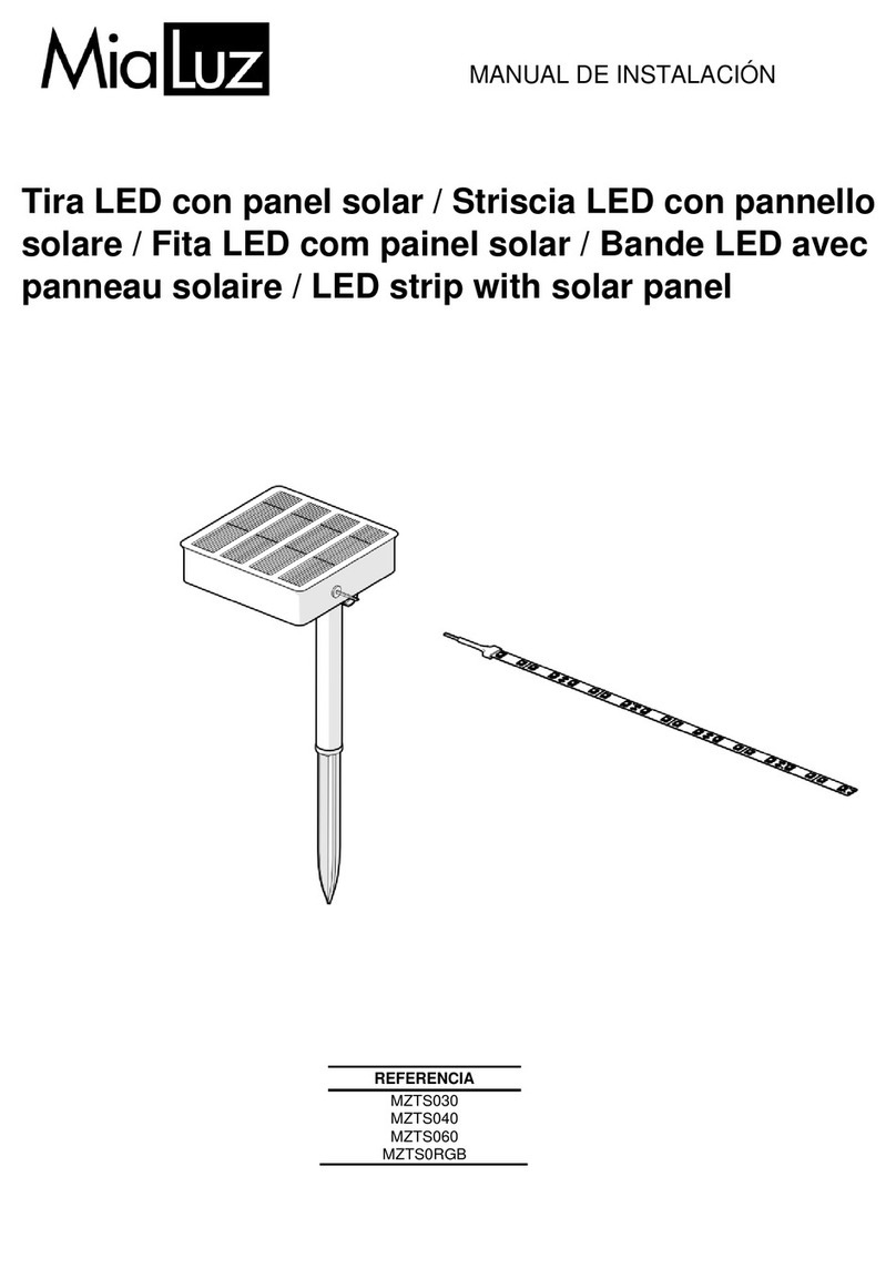 MiaLuz MZTS030 installation manual