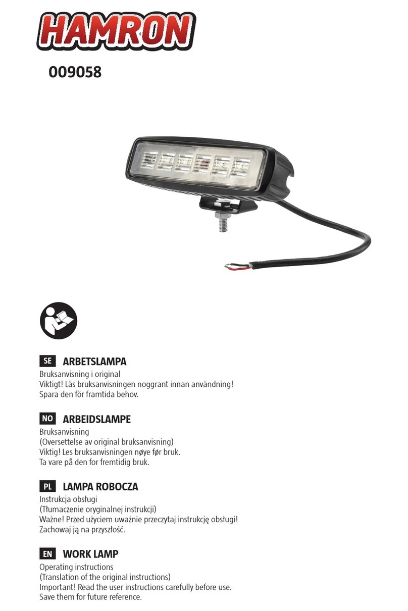 Hamron 009058 User manual