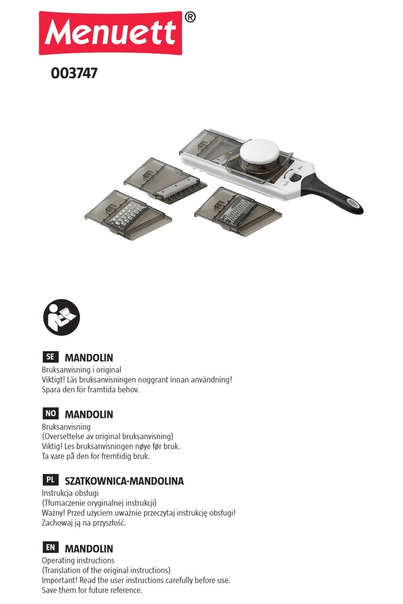 Menuett 003747 User manual