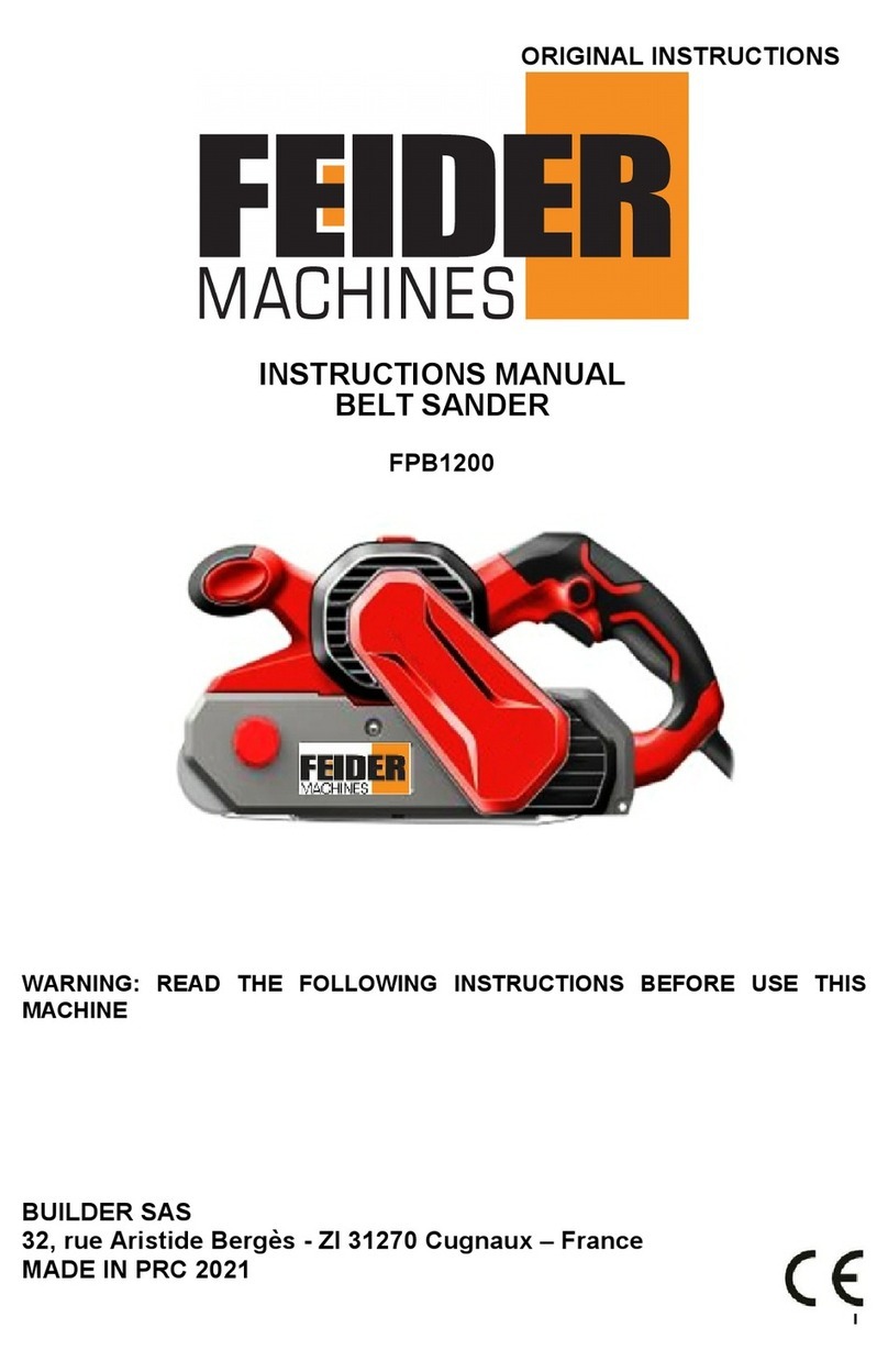 Feider Machines FPB1200 instruction manual