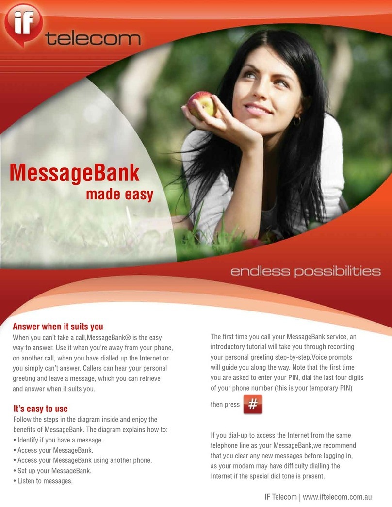 Telecom MessageBank User manual