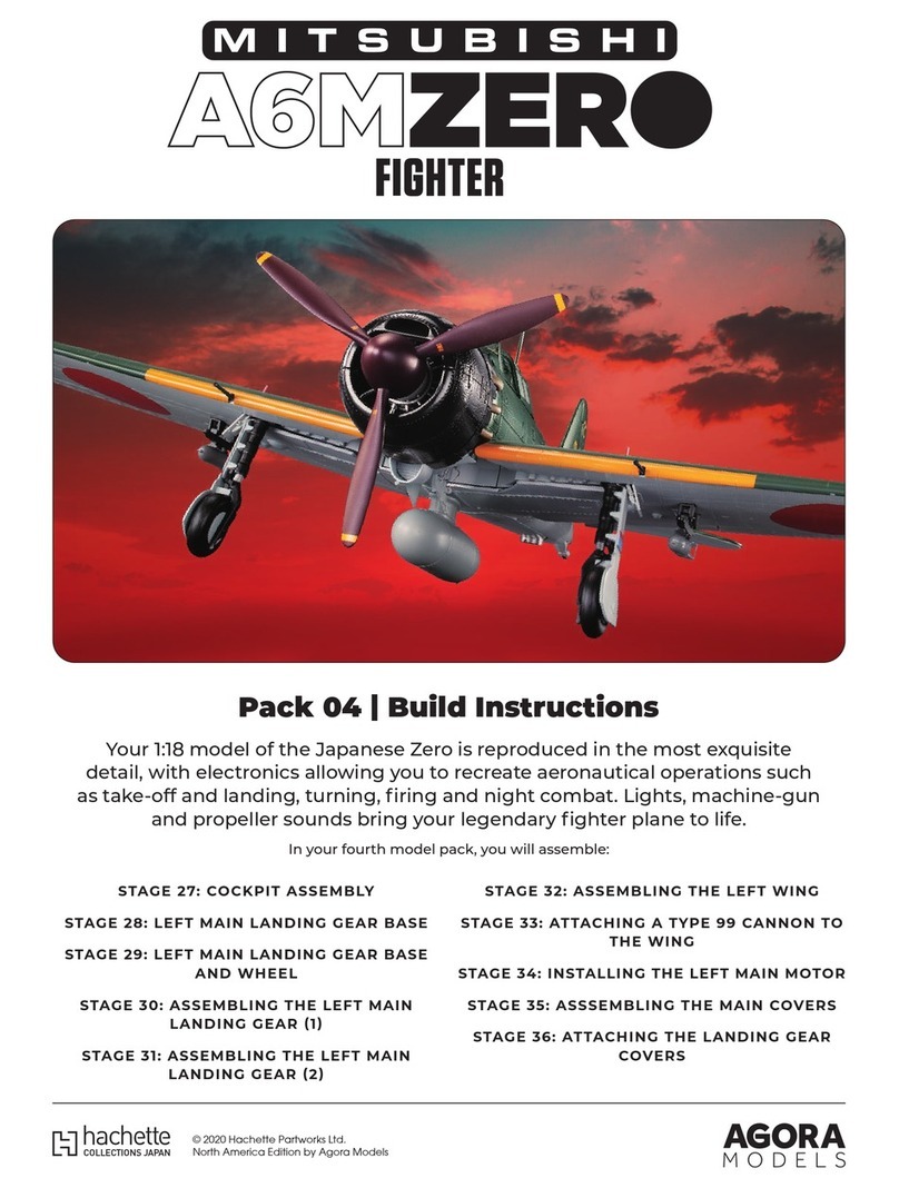 Agora Models Mitsubishi A6M ZERO Fighter Build instructions