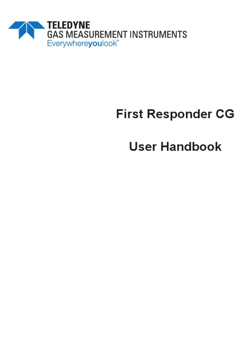 Teledyne First Responder CG Instruction Manual