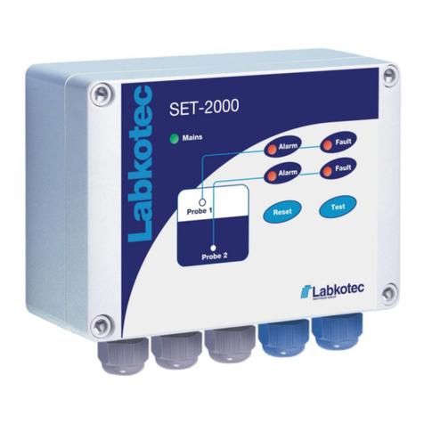 Labkotec SET-2000 Oil/Sludge Installation and operating instructions