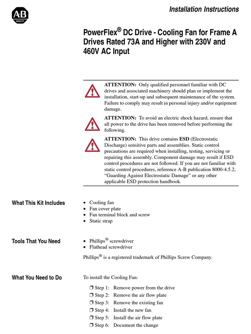 Rockwell Automation PowerFlex installation instructions