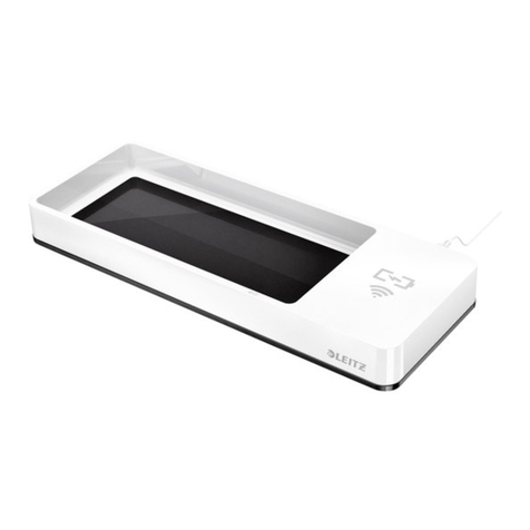 LEITZ WOW DESK ORGANIZER WITH QI INDUCTIVE CHARGER Instructions for use