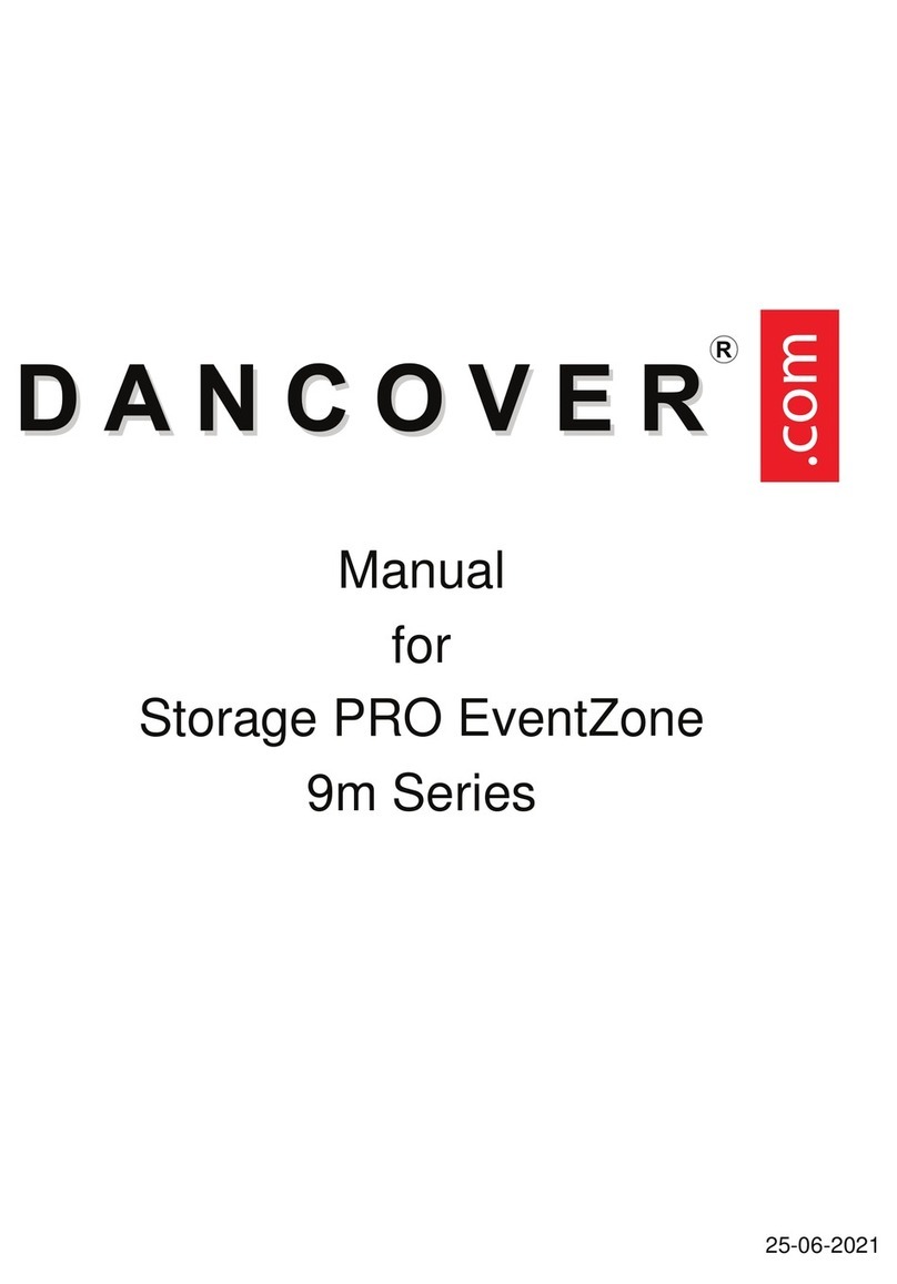 Dancover PRO EventZone 9m Series manual Dancover PRO EventZone 9m Series manual
