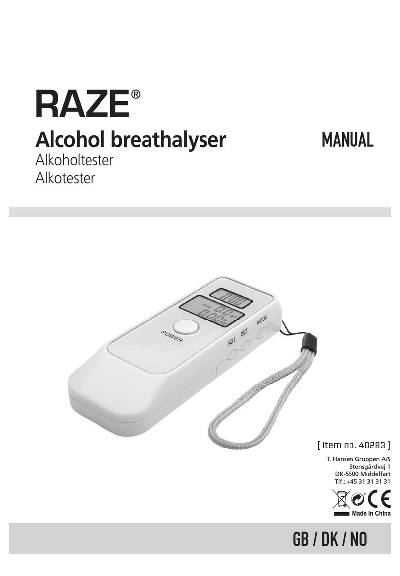 Raze HB-603 manual