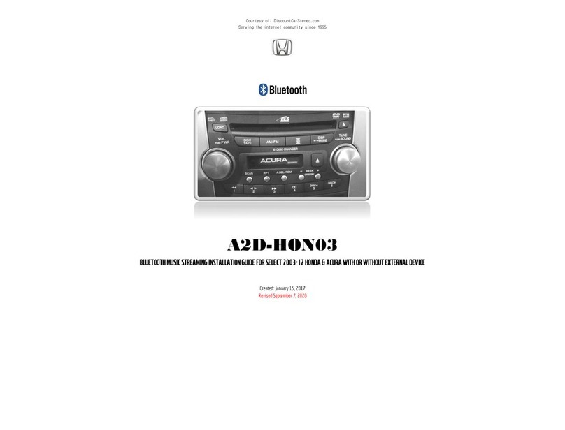 Discount Car Stereo A2D-HON03 installation guide