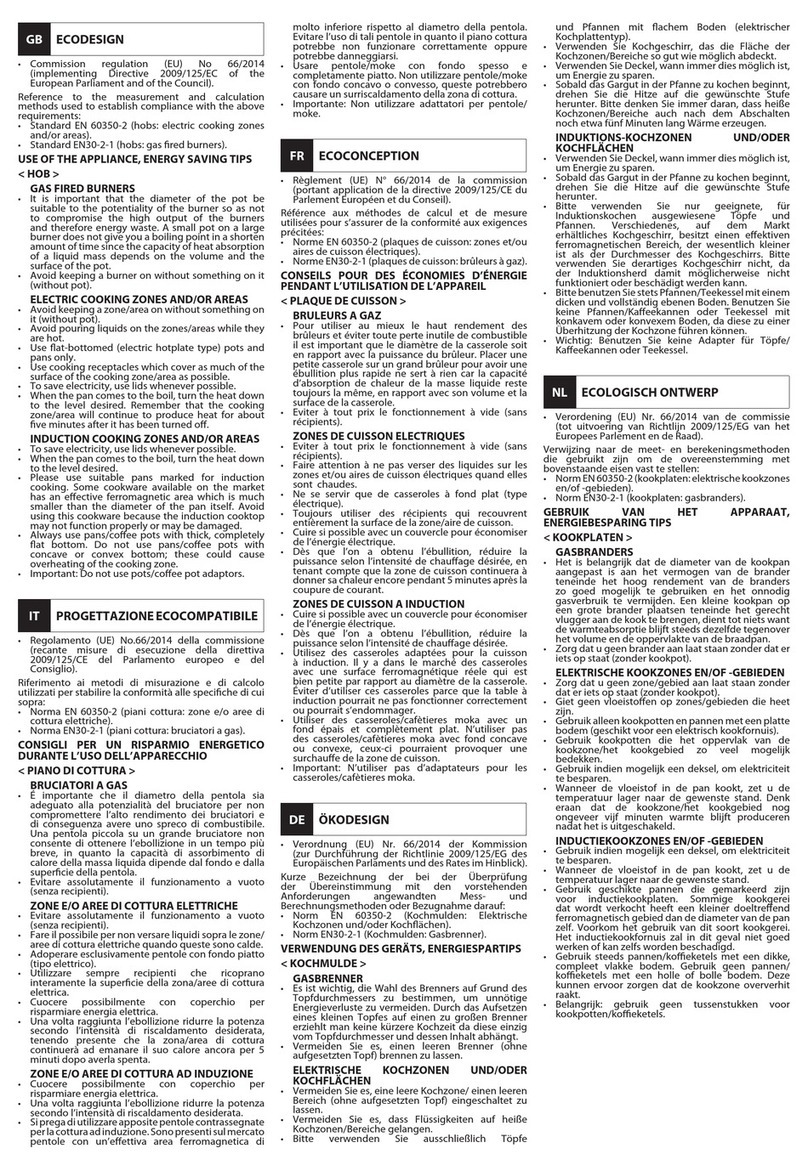 Elba EVNF 460 instructions