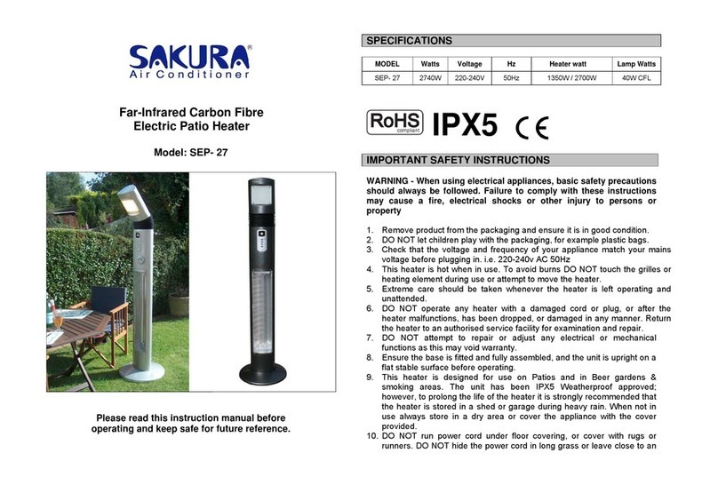Sakura SEP-27 User manual