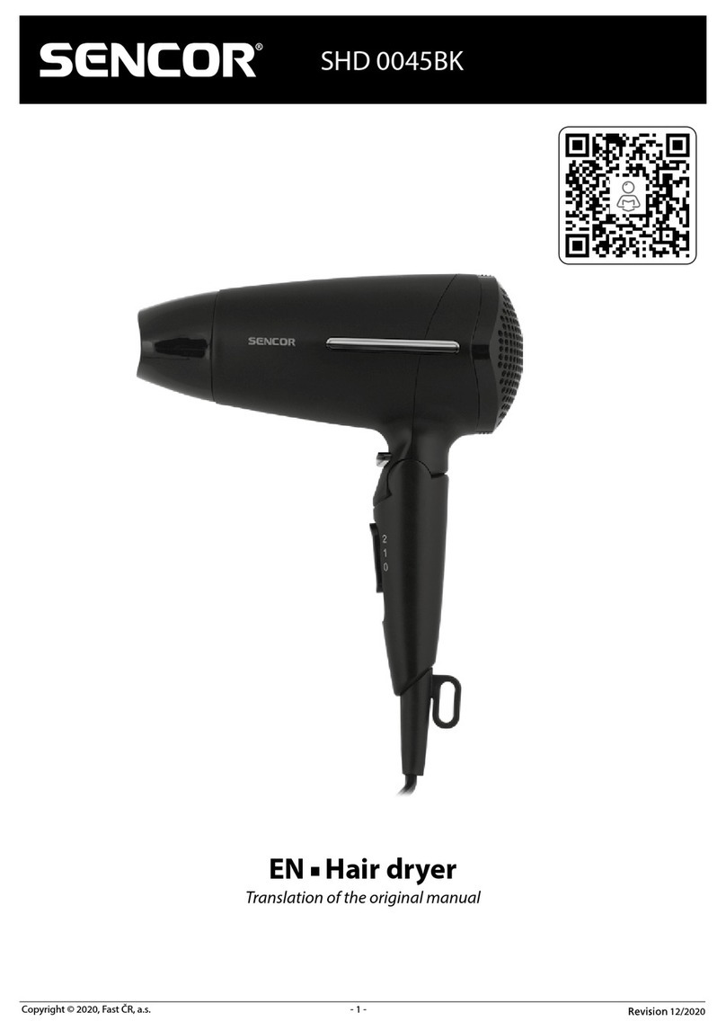 Sencor SHD 0045BK Repair manual