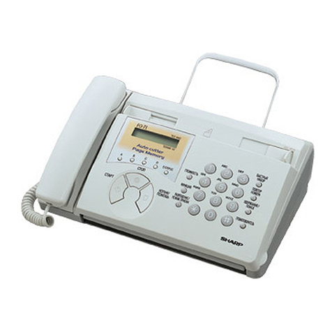 Sharp FO-71 User manual