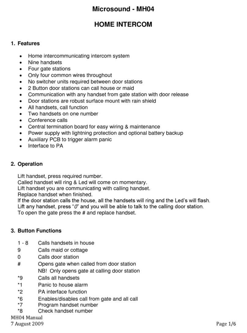 Microsound MH04 User manual