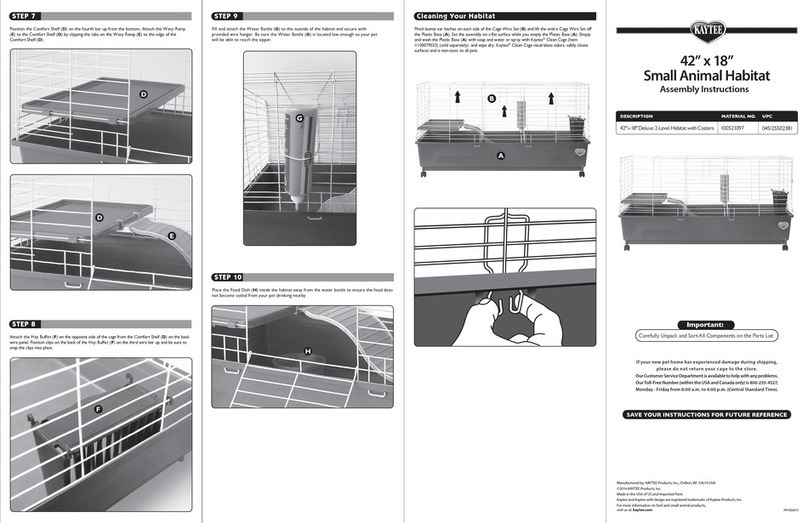 Kaytee 100523397 User manual Kaytee 100523397 User manual