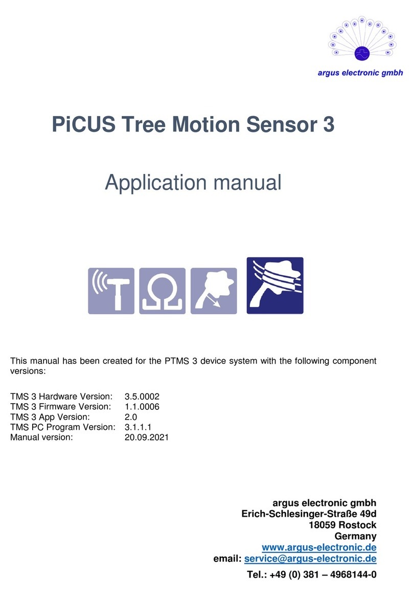 Argus PiCUS TMS 3 Applications manual