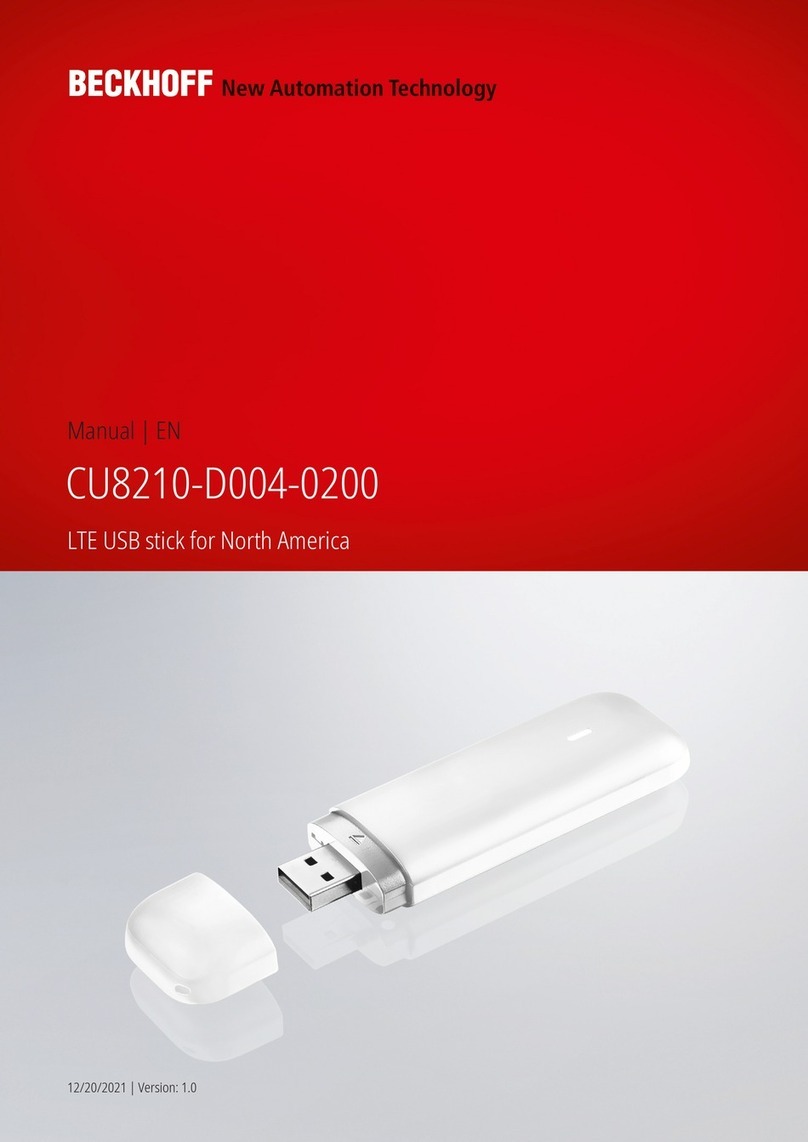 Beckhoff CU8210-D004-0200 manual