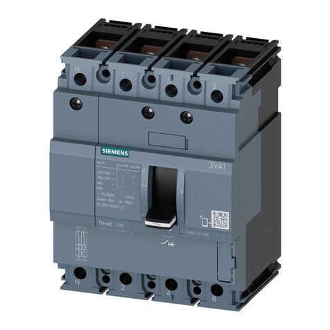 Siemens 3VA9 Series User manual